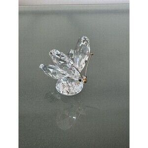 Swarovski Crystal Figurine Butterfly Block Logo